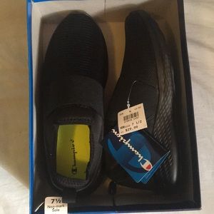 Champion NWT black slip-on shoes Size 7.5